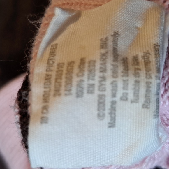 Crazy 8 girls size 5/6 pink cardigan with ruffled trim with brown ruffle accent - Picture 2 of 4